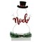 Northlight 12.75&#x22; LED Lighted Snowman Silhouette Christmas Noel Sign